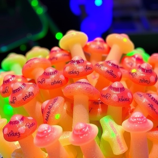 Psilocybin Magic Mushroom Gummies Display