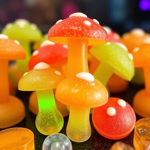 Psilocybin Magic Mushroom Gummies Display