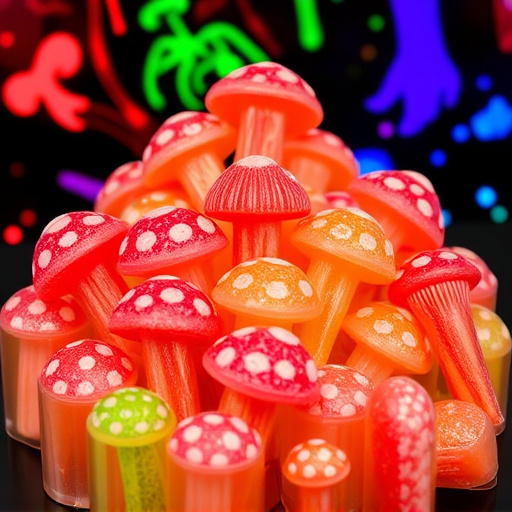 Psilocybin Magic Mushroom Gummies Display