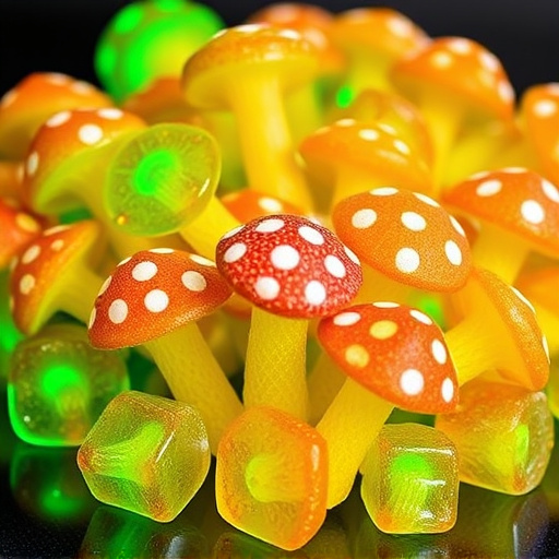 Psilocybin Magic Mushroom Gummies Display