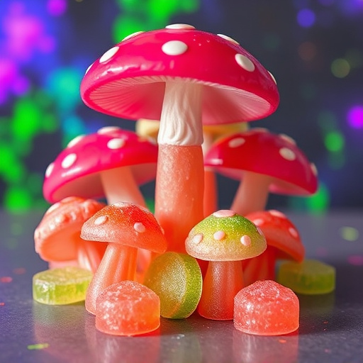Psilocybin Magic Mushroom Gummies Display
