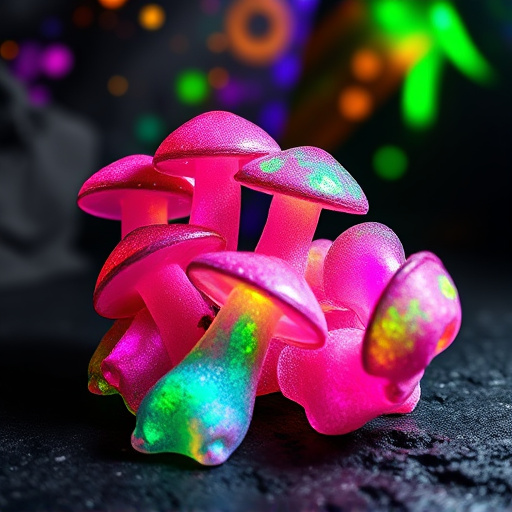 Psilocybin Magic Mushroom Gummies Display