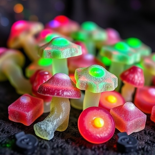 Psilocybin Magic Mushroom Gummies Display