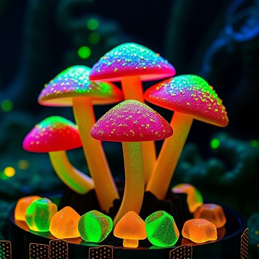 Psilocybin Magic Mushroom Gummies Display