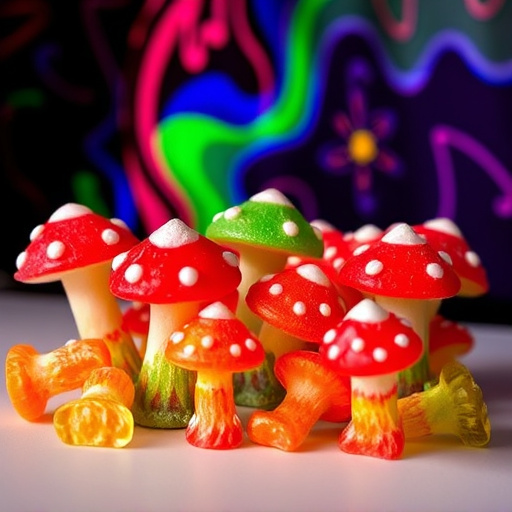 Psilocybin Magic Mushroom Gummies Display