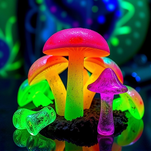 Psilocybin Magic Mushroom Gummies Display