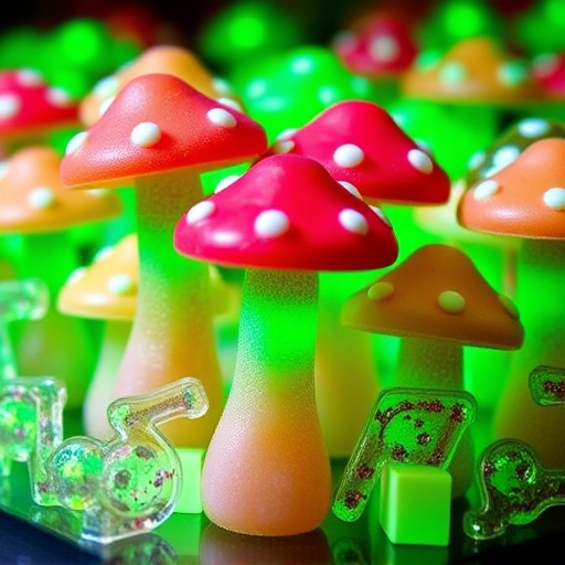 Psilocybin Magic Mushroom Gummies Display