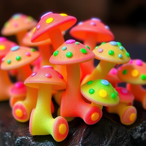 Psilocybin Magic Mushroom Gummies Display