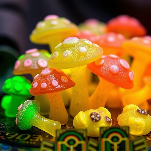 Psilocybin Magic Mushroom Gummies Display