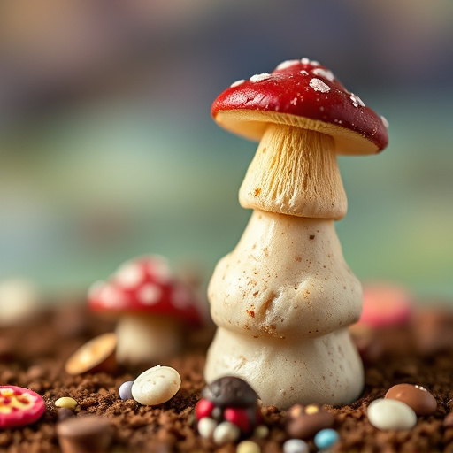 Stacked Magic Mushroom Chocolates Macro