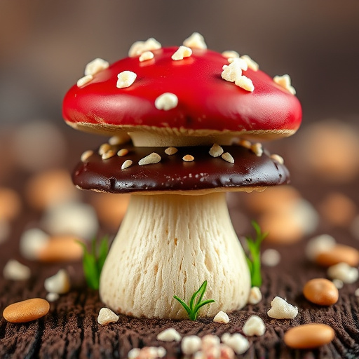 Stacked Magic Mushroom Chocolates Macro