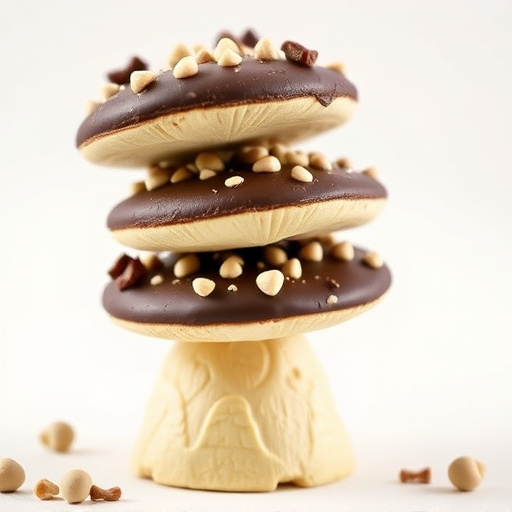 Stacked Magic Mushroom Chocolates Macro