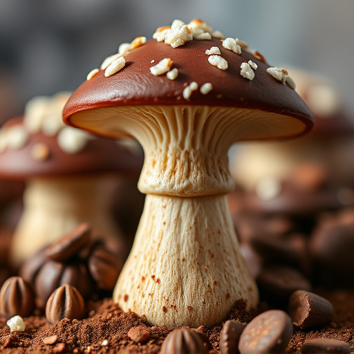 Stacked Magic Mushroom Chocolates Macro