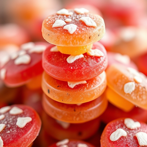 Stacked Magic Mushroom Gummies Macro