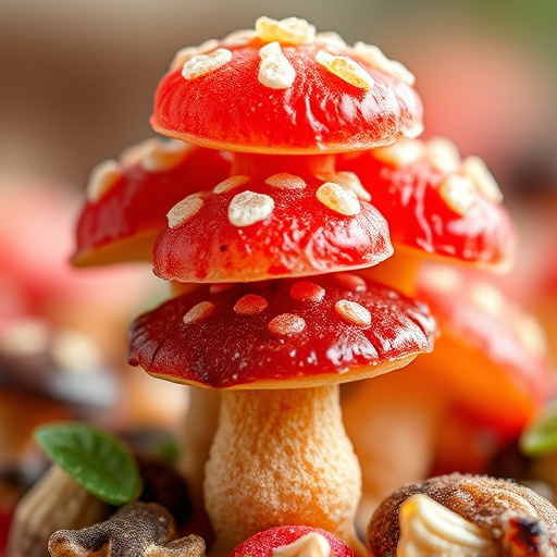 Stacked Magic Mushroom Gummies Macro