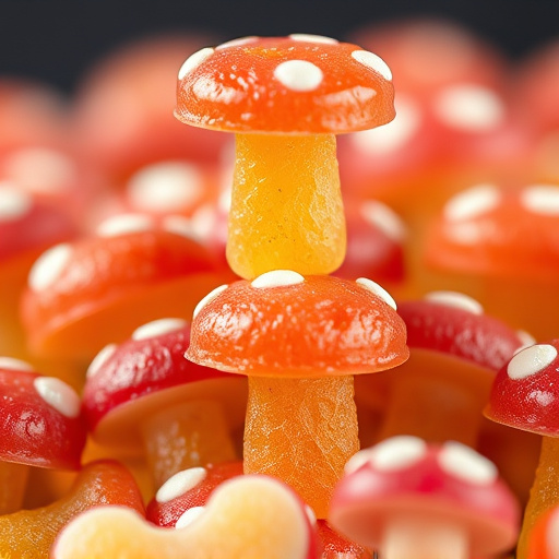 Stacked Magic Mushroom Gummies Macro