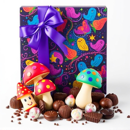 Vibrant Magic Mushroom Chocolates Collection