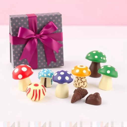 Vibrant Magic Mushroom Chocolates Collection