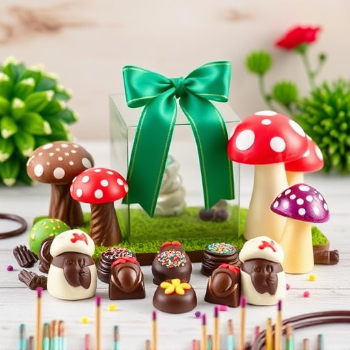Vibrant Magic Mushroom Chocolates Collection