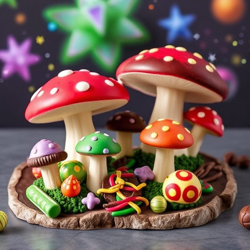 Vibrant Magic Mushroom Chocolates Collection