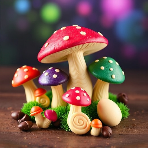 Vibrant Magic Mushroom Chocolates Collection