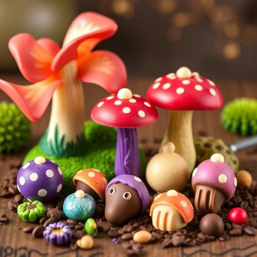Vibrant Magic Mushroom Chocolates Collection