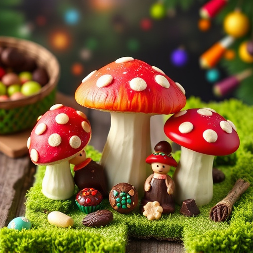 Vibrant Magic Mushroom Chocolates Collection