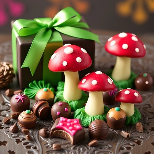 Vibrant Magic Mushroom Chocolates Collection