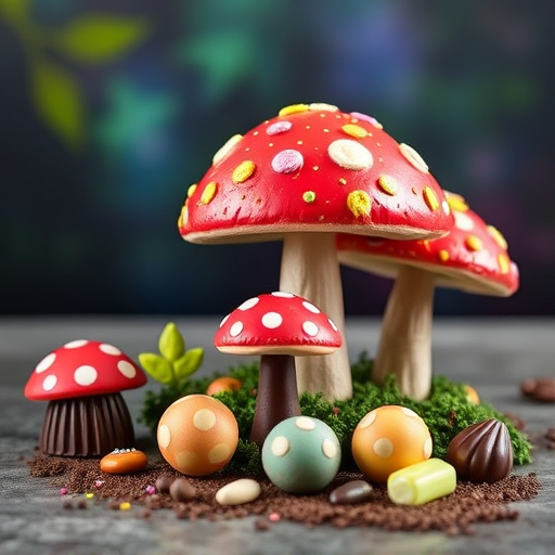 Vibrant Magic Mushroom Chocolates Collection