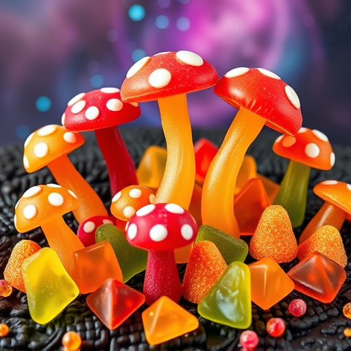 Vibrant Magic Mushroom Gummies Collection