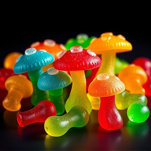 Vibrant Magic Mushroom Gummies Collection