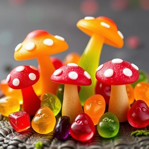 Vibrant Magic Mushroom Gummies Collection