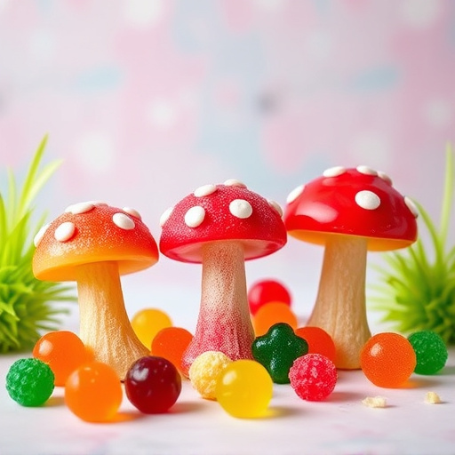 Vibrant Magic Mushroom Gummies Collection