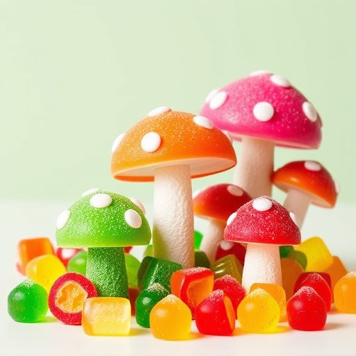 Vibrant Magic Mushroom Gummies Collection