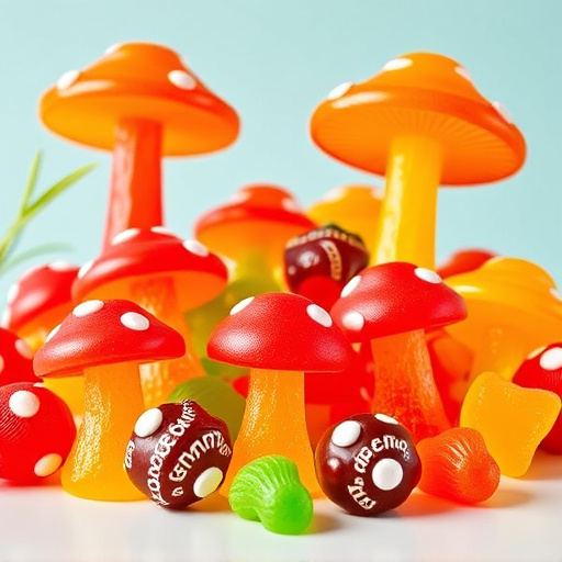 Vibrant Magic Mushroom Gummies Collection