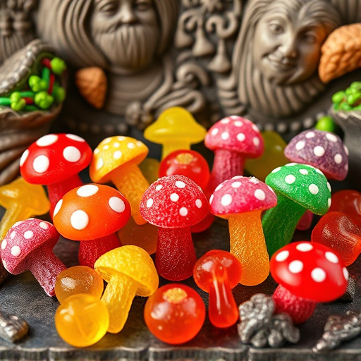 Vibrant Magic Mushroom Gummies Collection