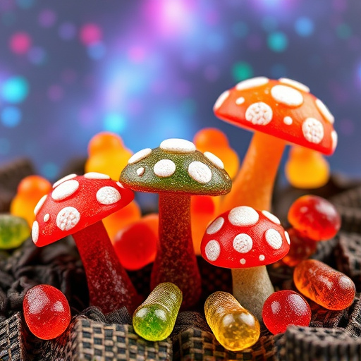 Vibrant Magic Mushroom Gummies Collection