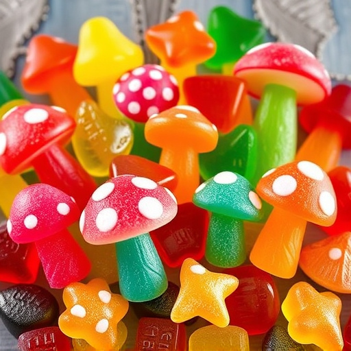 Vibrant Magic Mushroom Gummies Collection