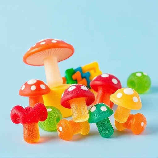 Vibrant Magic Mushroom Gummies Collection