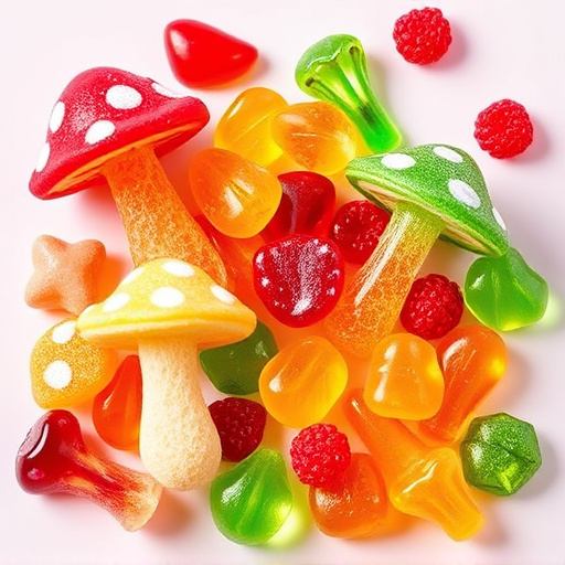 Vibrant Magic Mushroom Gummies Collection