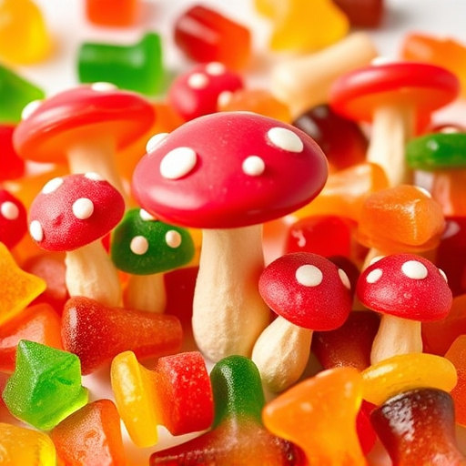 Vibrant Magic Mushroom Gummies Collection