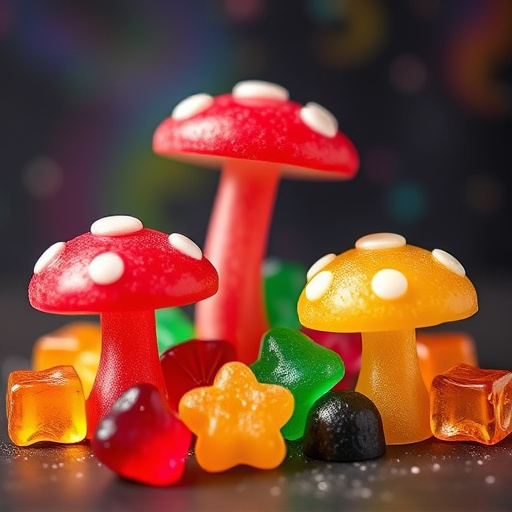 Vibrant Magic Mushroom Gummies Collection