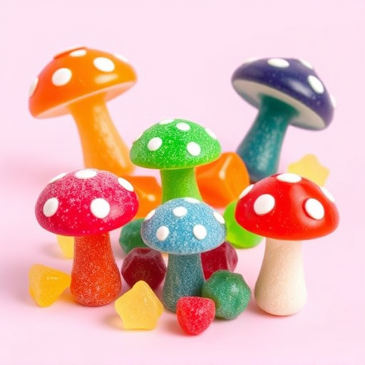 Vibrant Magic Mushroom Gummies Collection