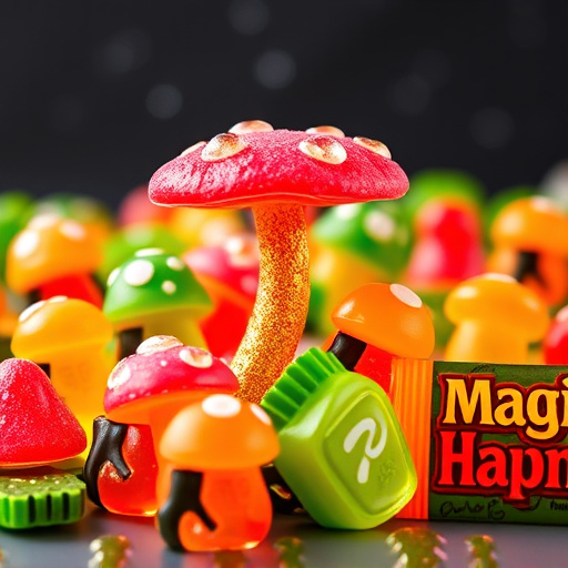 Vibrant Magic Mushroom Gummies Collection