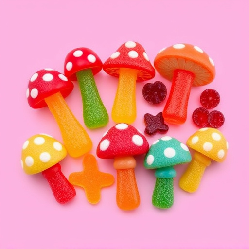 Vibrant Magic Mushroom Gummies Collection