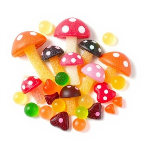 Vibrant Magic Mushroom Gummies Collection