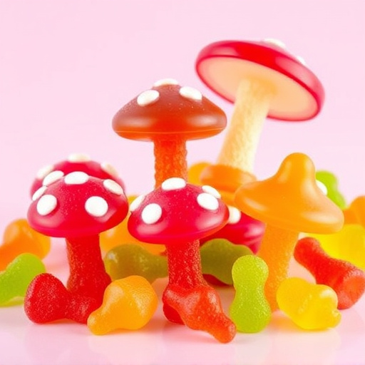 Vibrant Magic Mushroom Gummies Collection