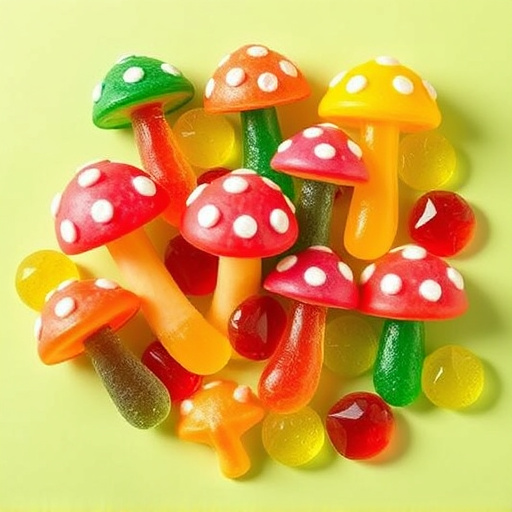 Vibrant Magic Mushroom Gummies Collection