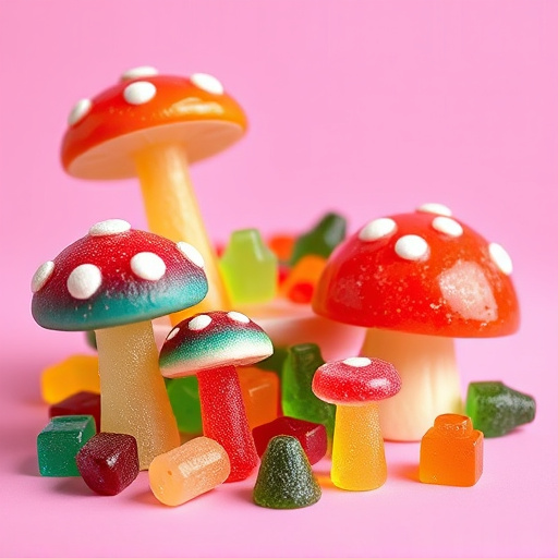 Vibrant Magic Mushroom Gummies Collection