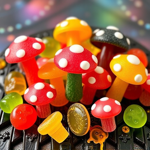 Vibrant Magic Mushroom Gummies Collection
